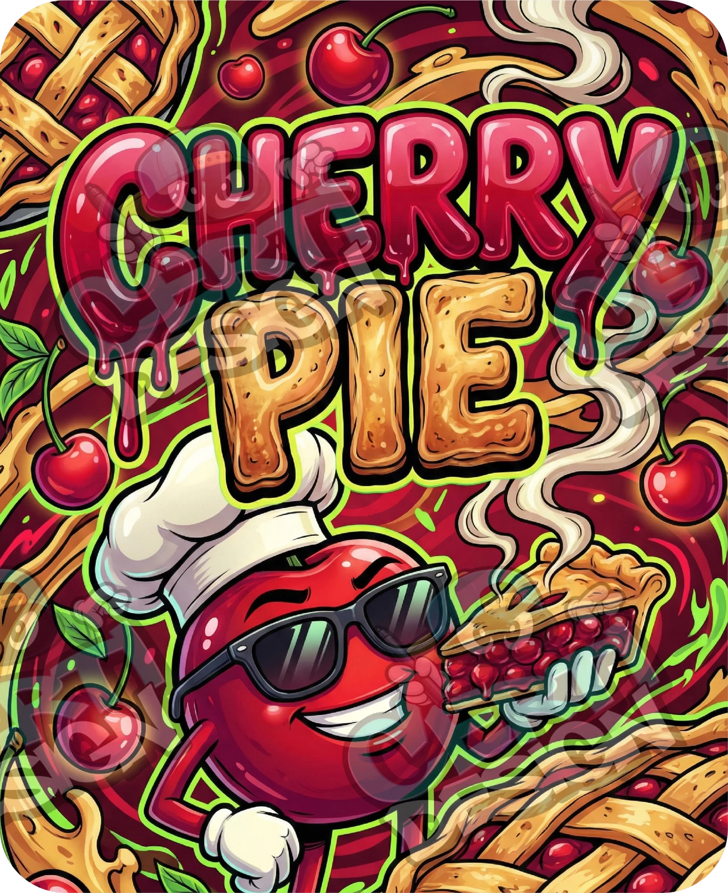 Cherry Pie (2) Pre-Made 3.5g Mylar Bags