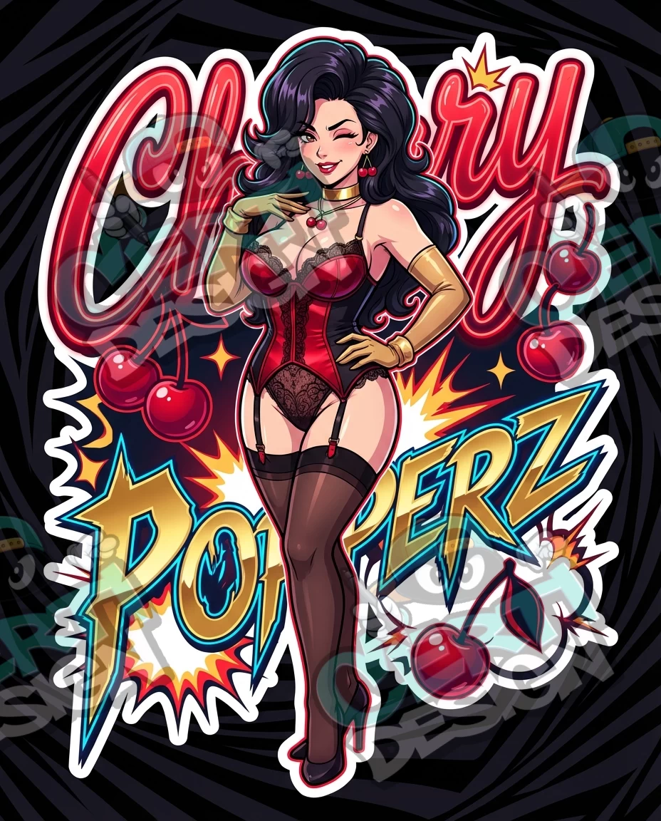 Cherry Popperz Pre-Made 3.5g Mylar Bags