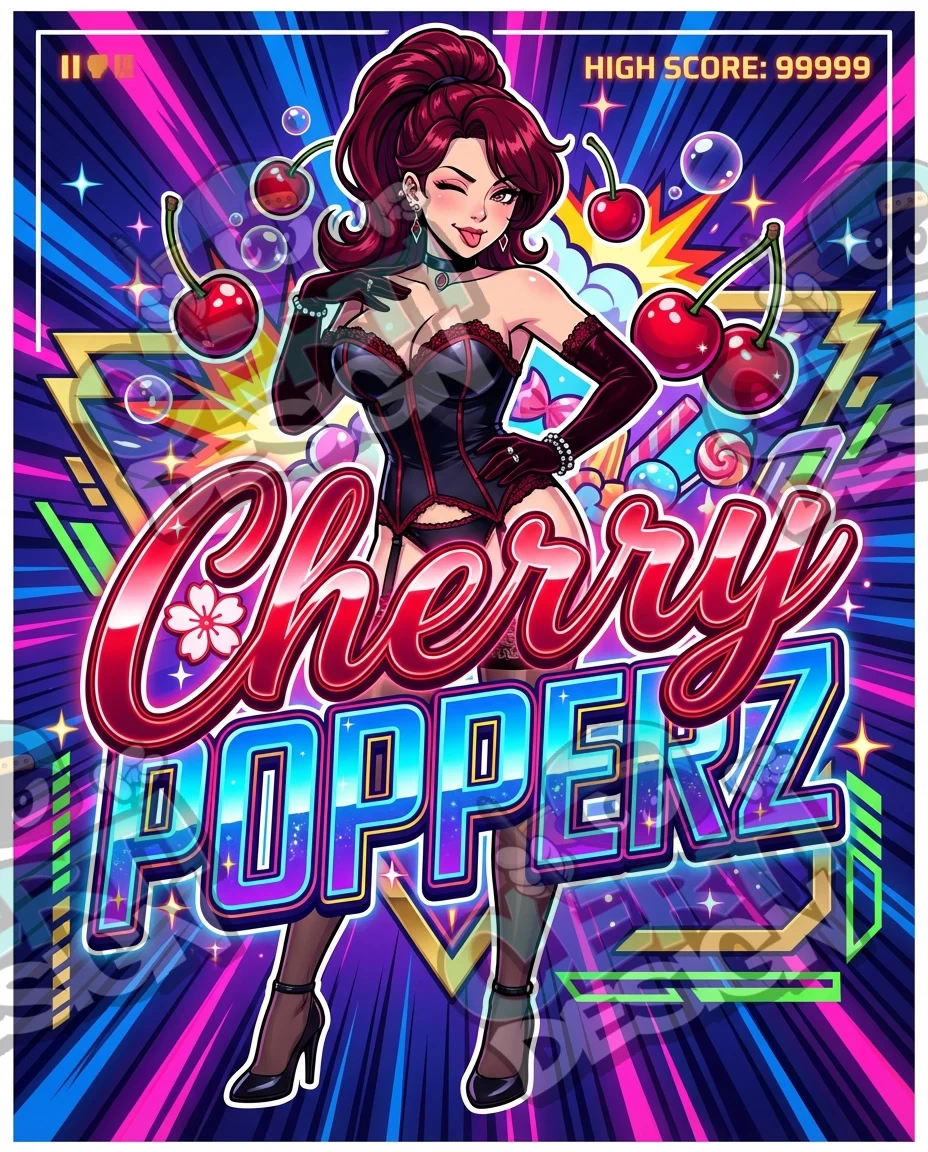 Cherry Popperz Pre-Made 3.5g Mylar Bags
