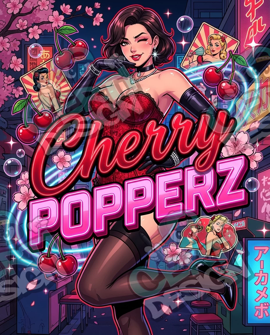 Cherry Popperz Pre-Made 3.5g Mylar Bags