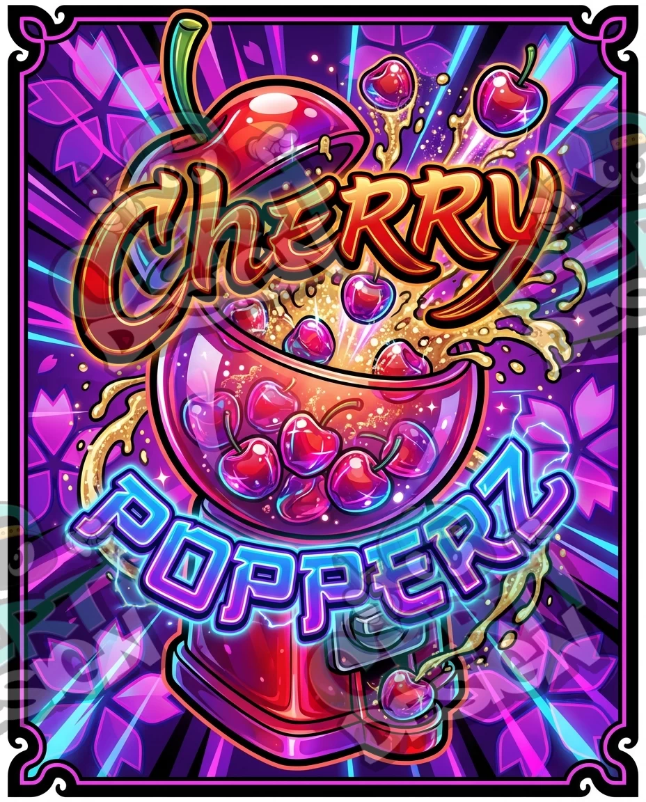 Cherry Popperz 10 Pre-Made 3.5g Mylar Bags