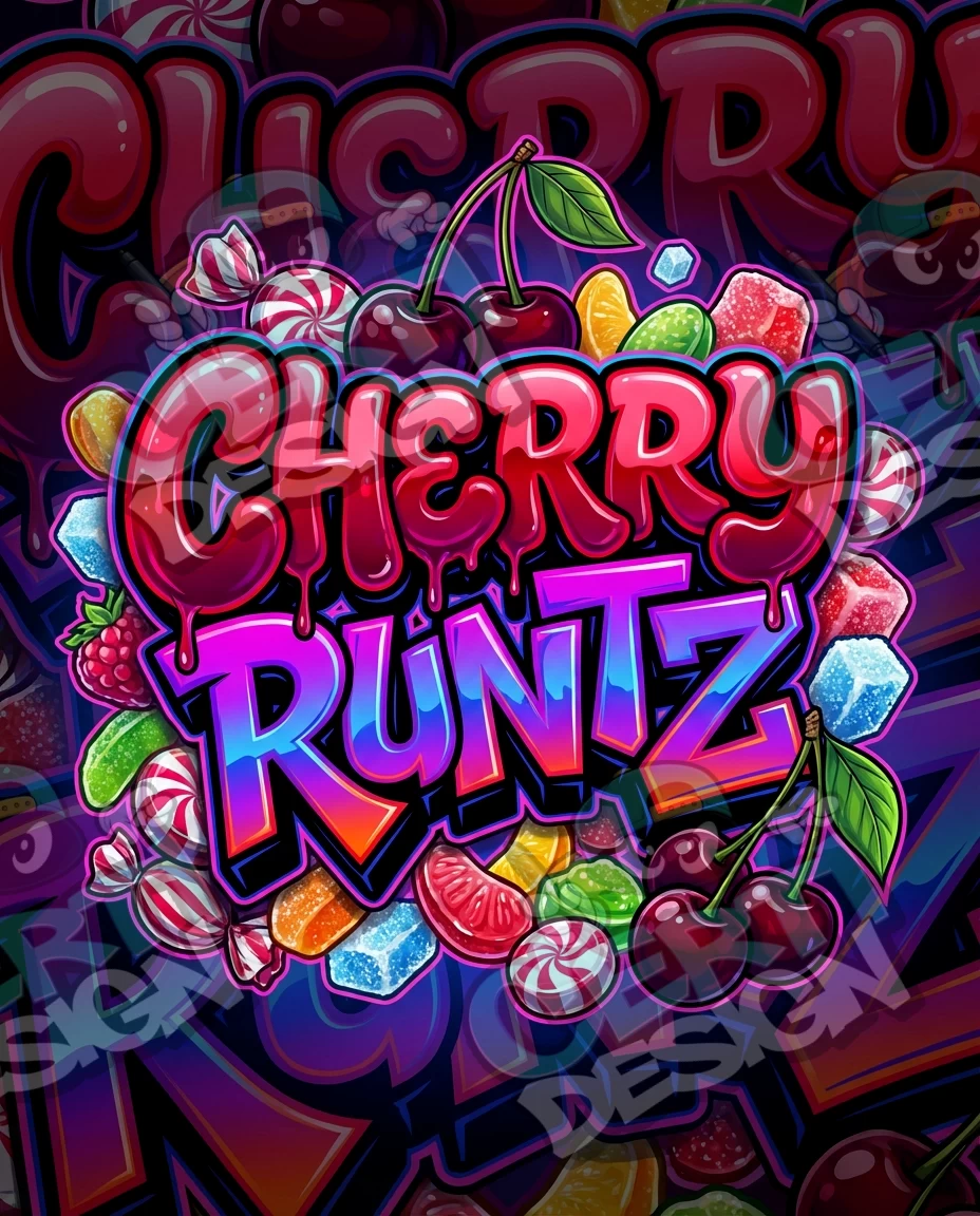 Cherry Runtz Pre-Made 3.5g Mylar Bags
