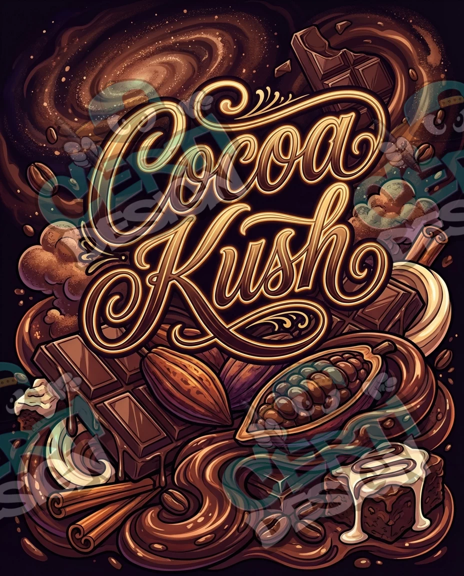 Cocoa Kush Pre-Made 3.5g Mylar Bags