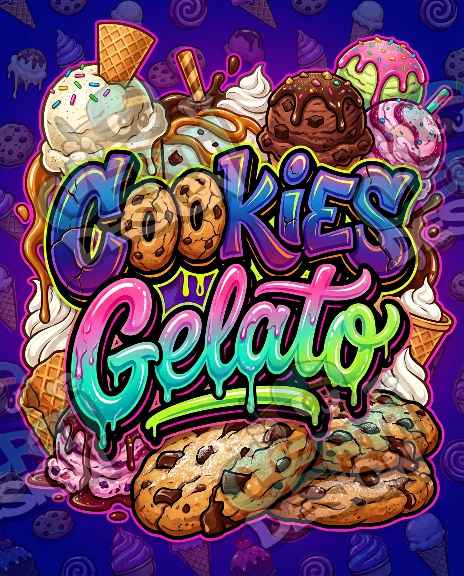 Cookies Gelato Pre-Made 3.5g Mylar Bags