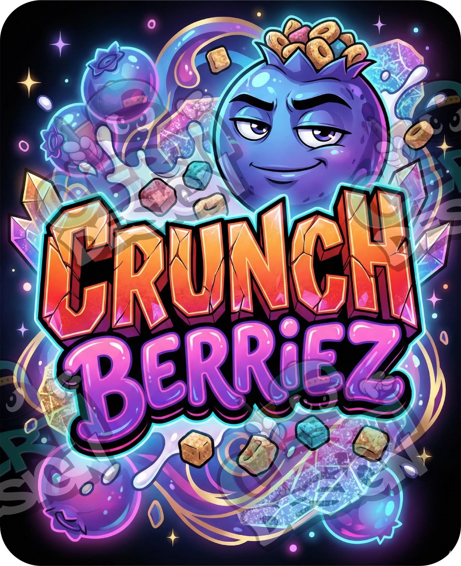 Crunch Berriez Pre-Made 3.5g Mylar Bags