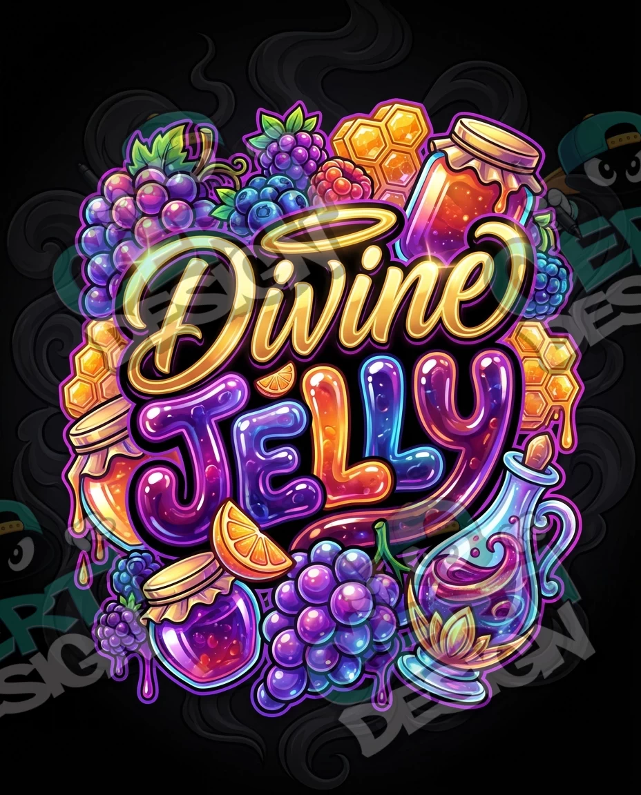 Divene jelly Pre-Made 3.5g Mylar Bags