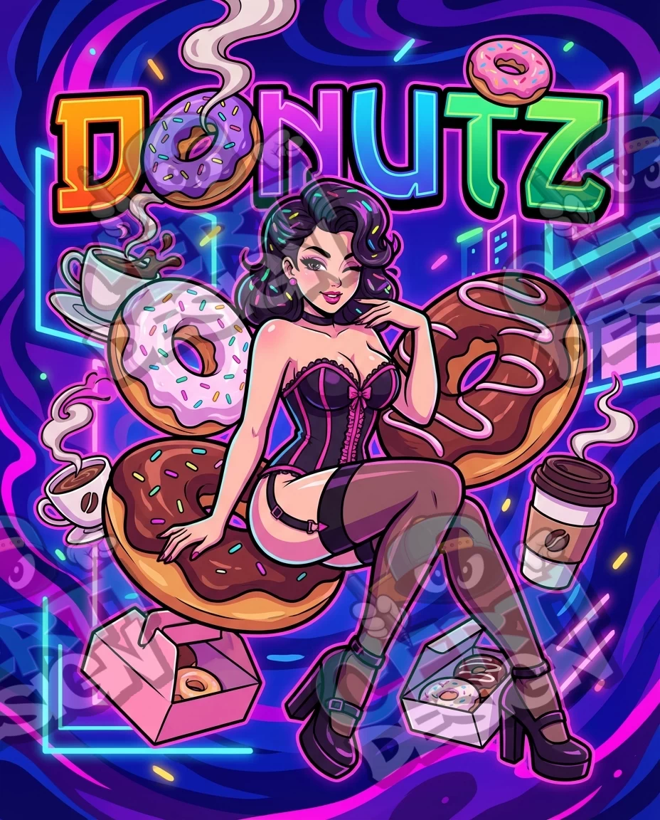 Donutz Pre-Made 3.5g Mylar Bags