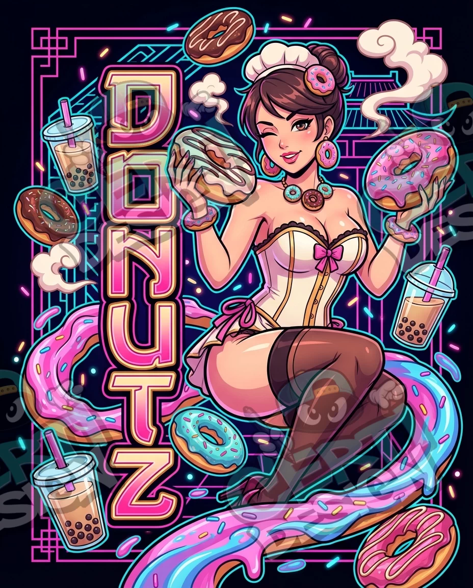 Donutz Pre-Made 3.5g Mylar Bags