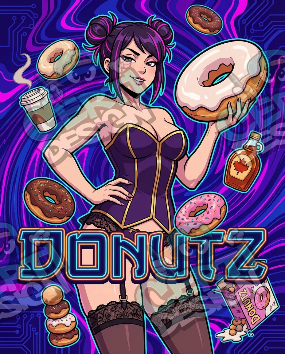 Donutz Pre-Made 3.5g Mylar Bags