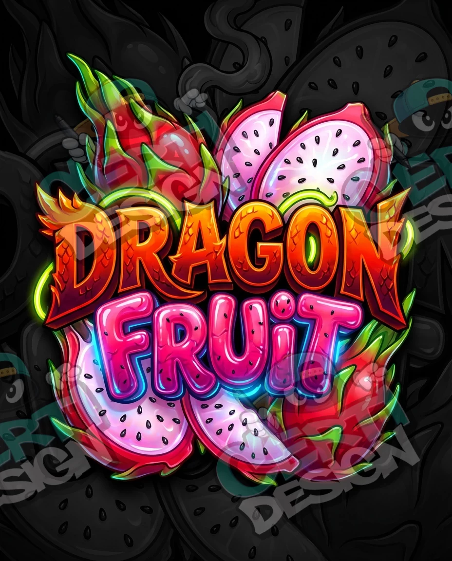 Dragon Fruit Pre-Made 3.5g Mylar Bags