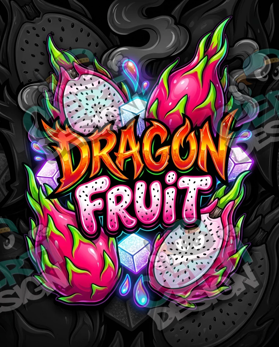 Dragon Fruit Pre-Made 3.5g Mylar Bags