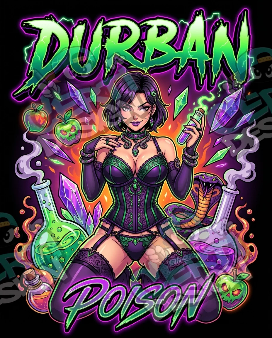Durban Poison Pre-Made 3.5g Mylar Bags