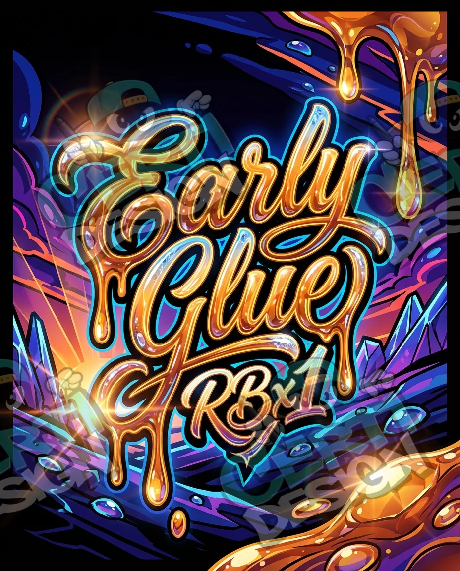 Early Glue RBx1 Pre-Made 3.5g Mylar Bags