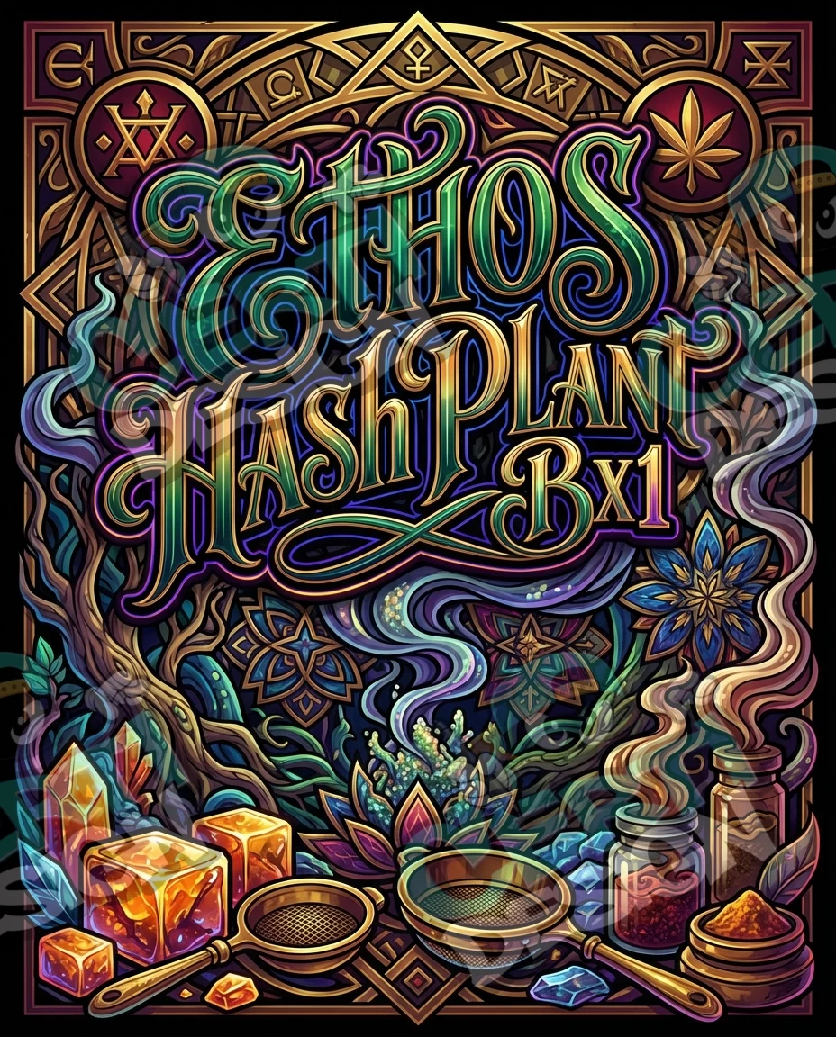Ethos Hash Plant Bx1 Pre-Made 3.5g Mylar Bags