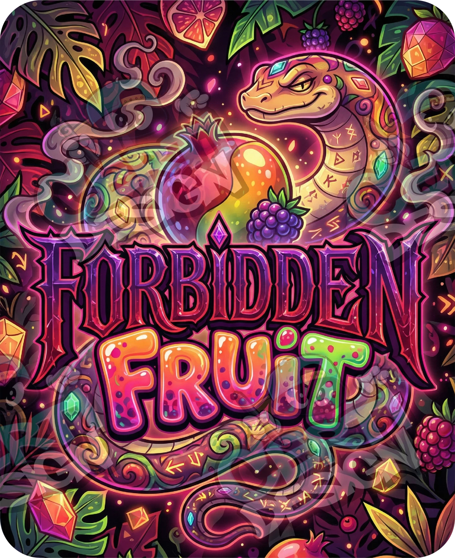 Forbidden Fruit Pre-Made 3.5g Mylar Bags
