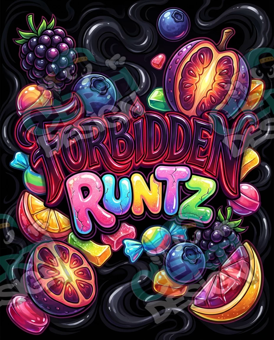 Forbidden Runtz Pre-Made 3.5g Mylar Bags