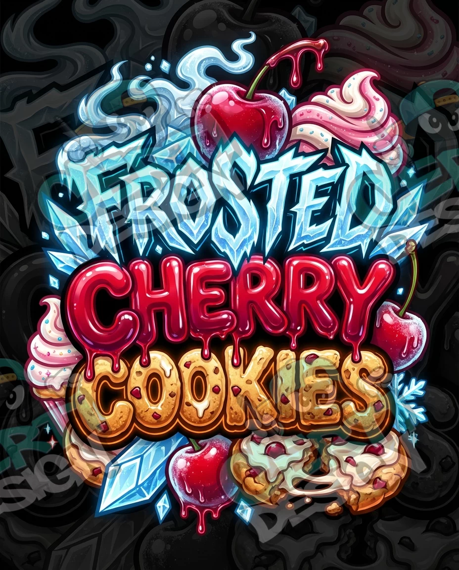 Frosted Cherry Cookies Pre-Made 3.5g Mylar Bags