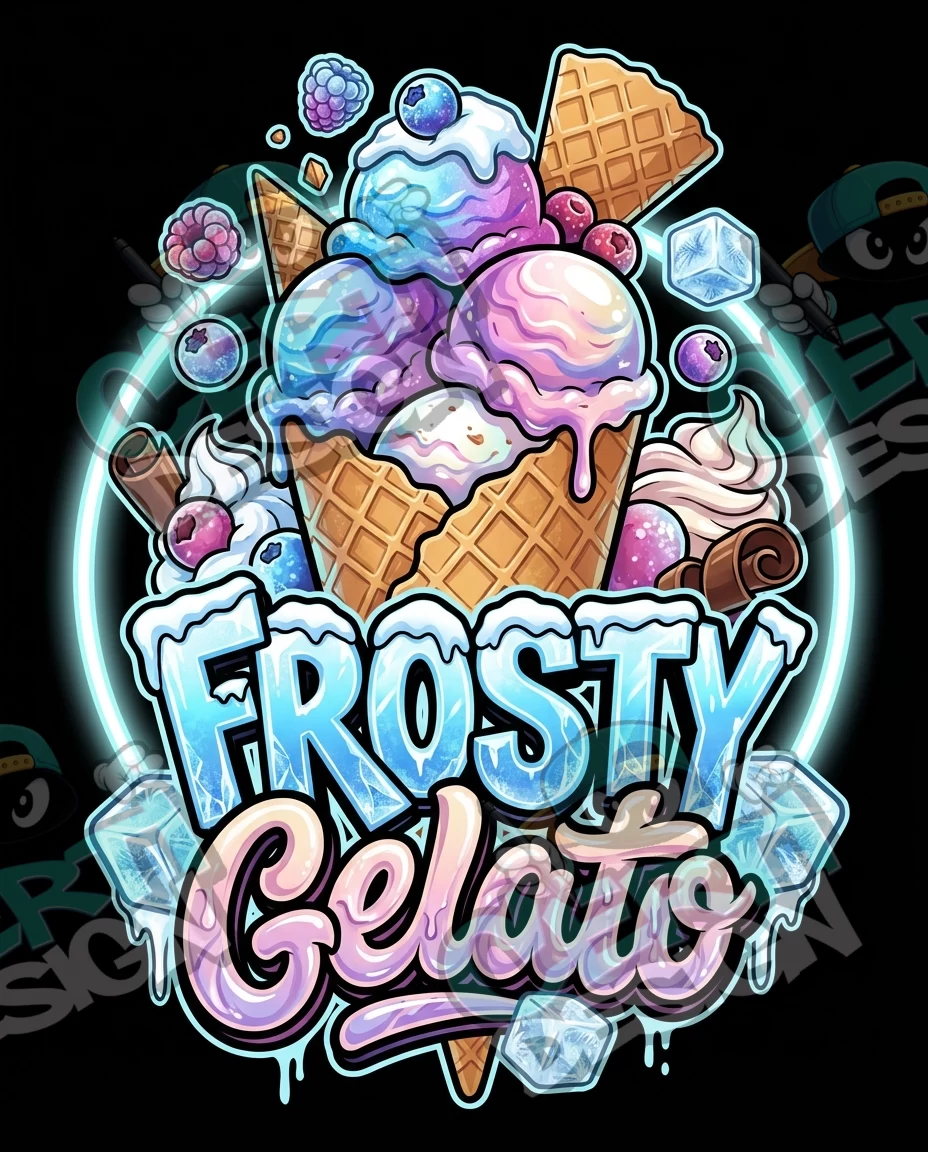 Frosty Gelato Pre-Made 3.5g Mylar Bags