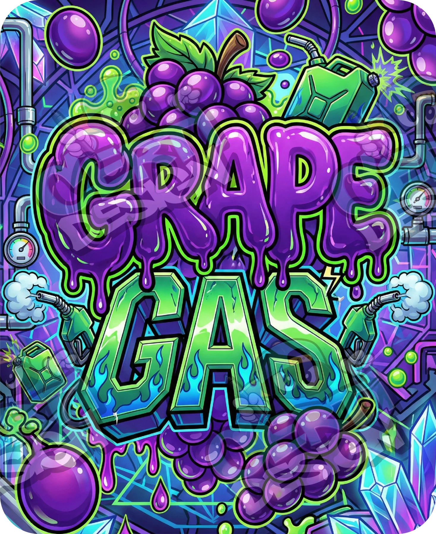 Gape Gas Pre-Made 3.5g Mylar Bags