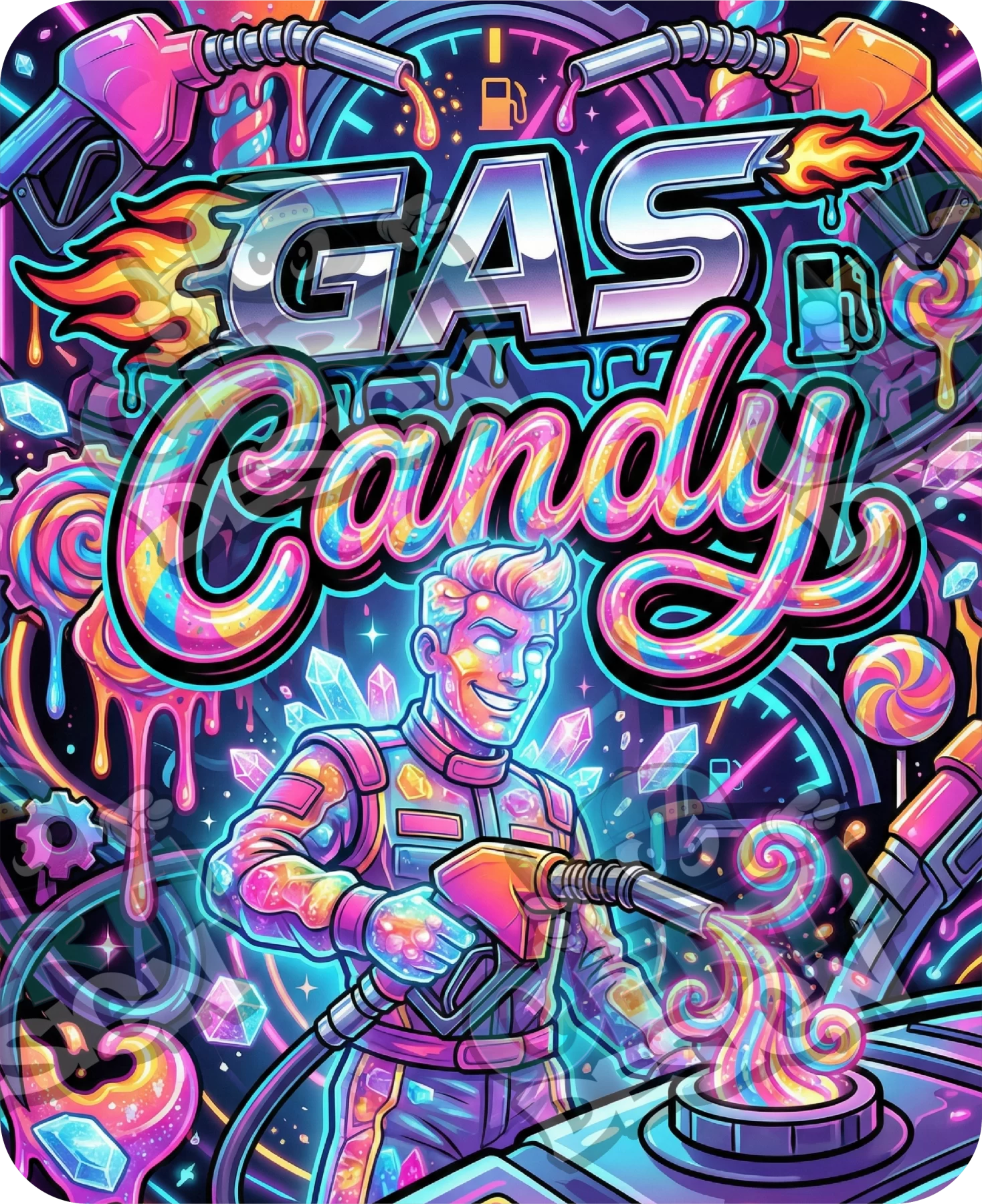 Gas Candy Pre-Made 3.5g Mylar Bags