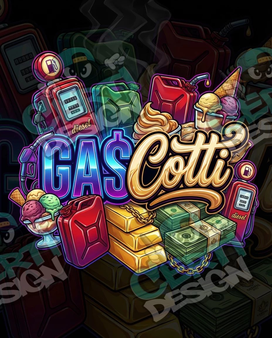 Gascotti Pre-Made 3.5g Mylar Bags