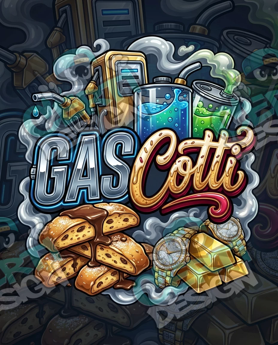 Gascotti Pre-Made 3.5g Mylar Bags
