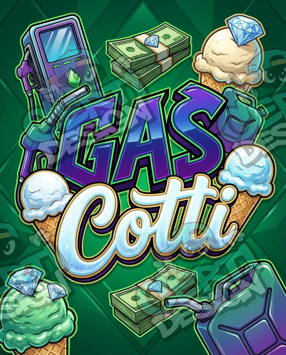 Gascotti Pre-Made 3.5g Mylar Bags