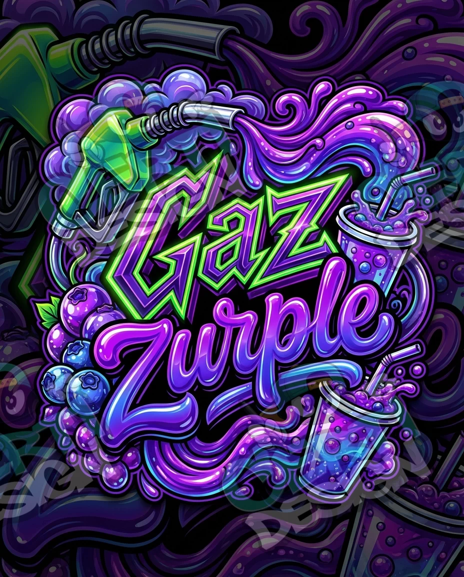 Gazzurple Pre-Made 3.5g Mylar Bags