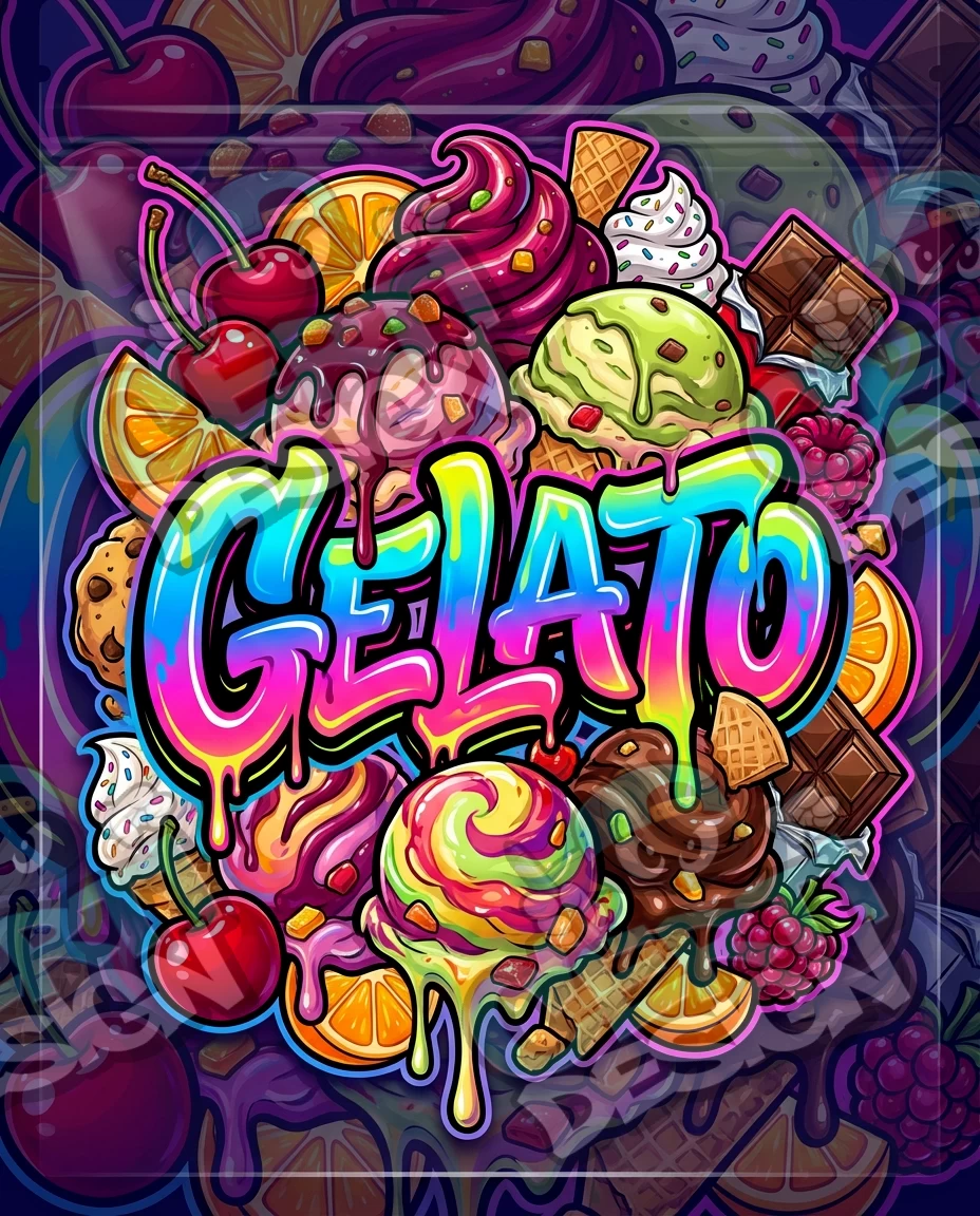 Gelato Pre-Made 3.5g Mylar Bags