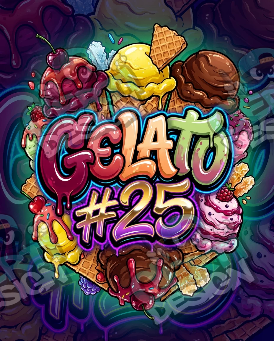 Gelato 25 Pre-Made 3.5g Mylar Bags