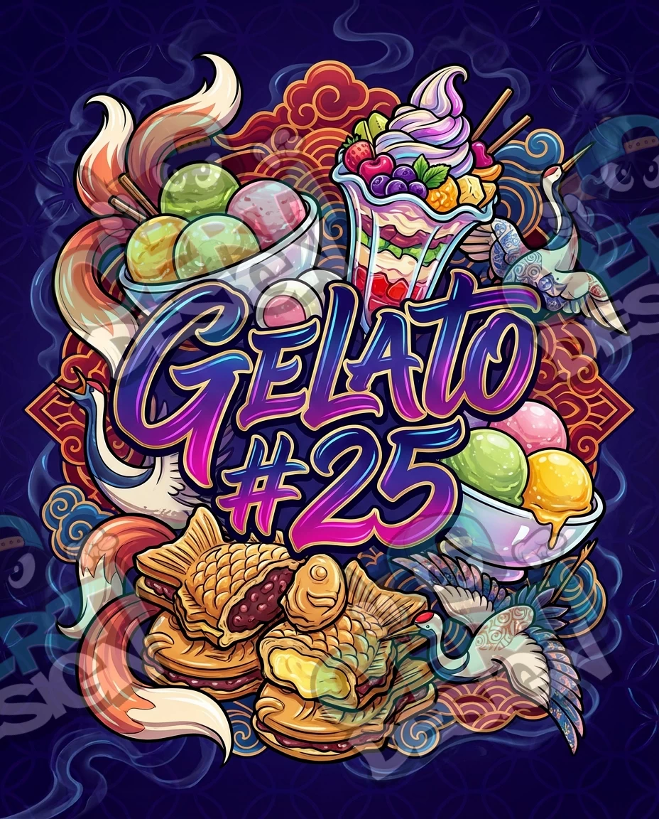 Gelato 25 Pre-Made 3.5g Mylar Bags