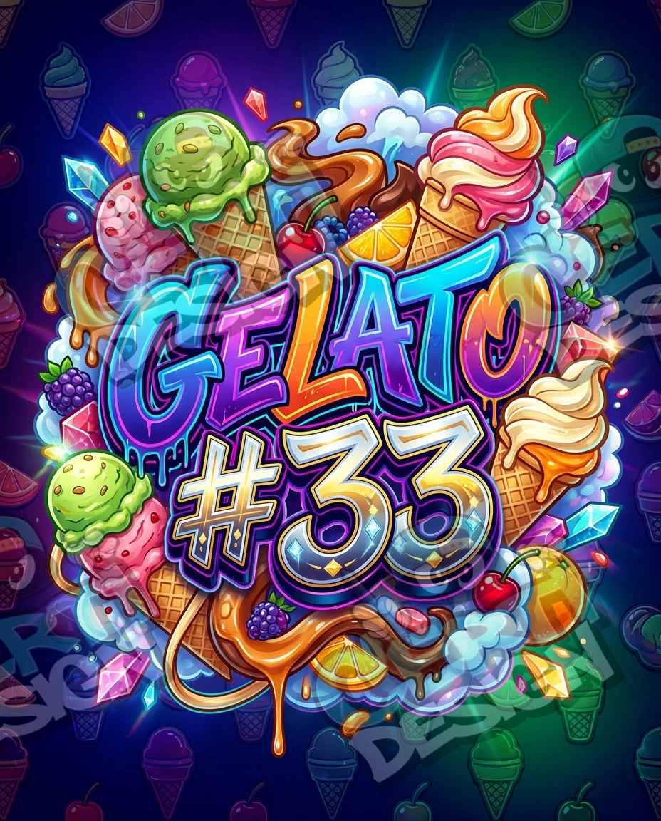 Gelato 33 02 (2) Pre-Made 3.5g Mylar Bags