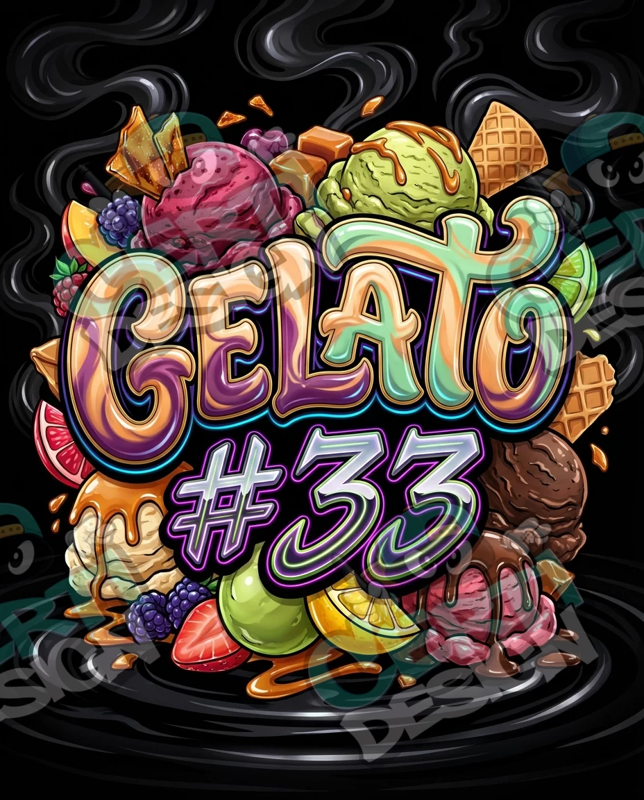 Gelato 33 Pre-Made 3.5g Mylar Bags