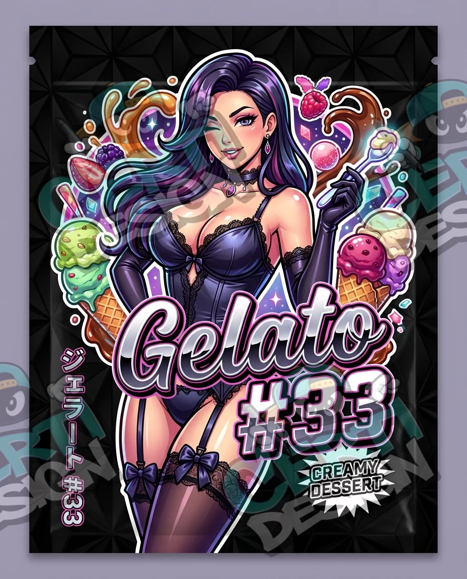Gelato 33 Pre-Made 3.5g Mylar Bags