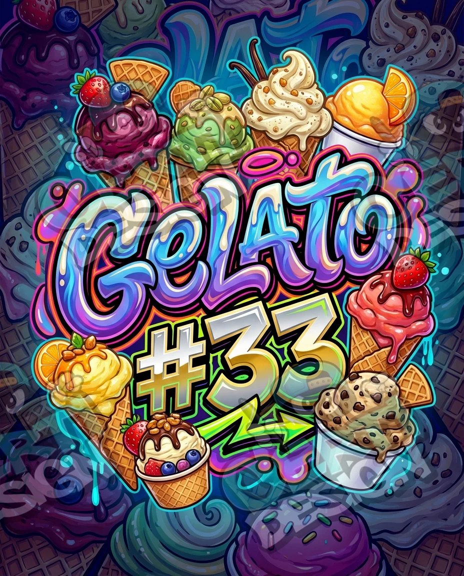 Gelato 33 04 (2) Pre-Made 3.5g Mylar Bags