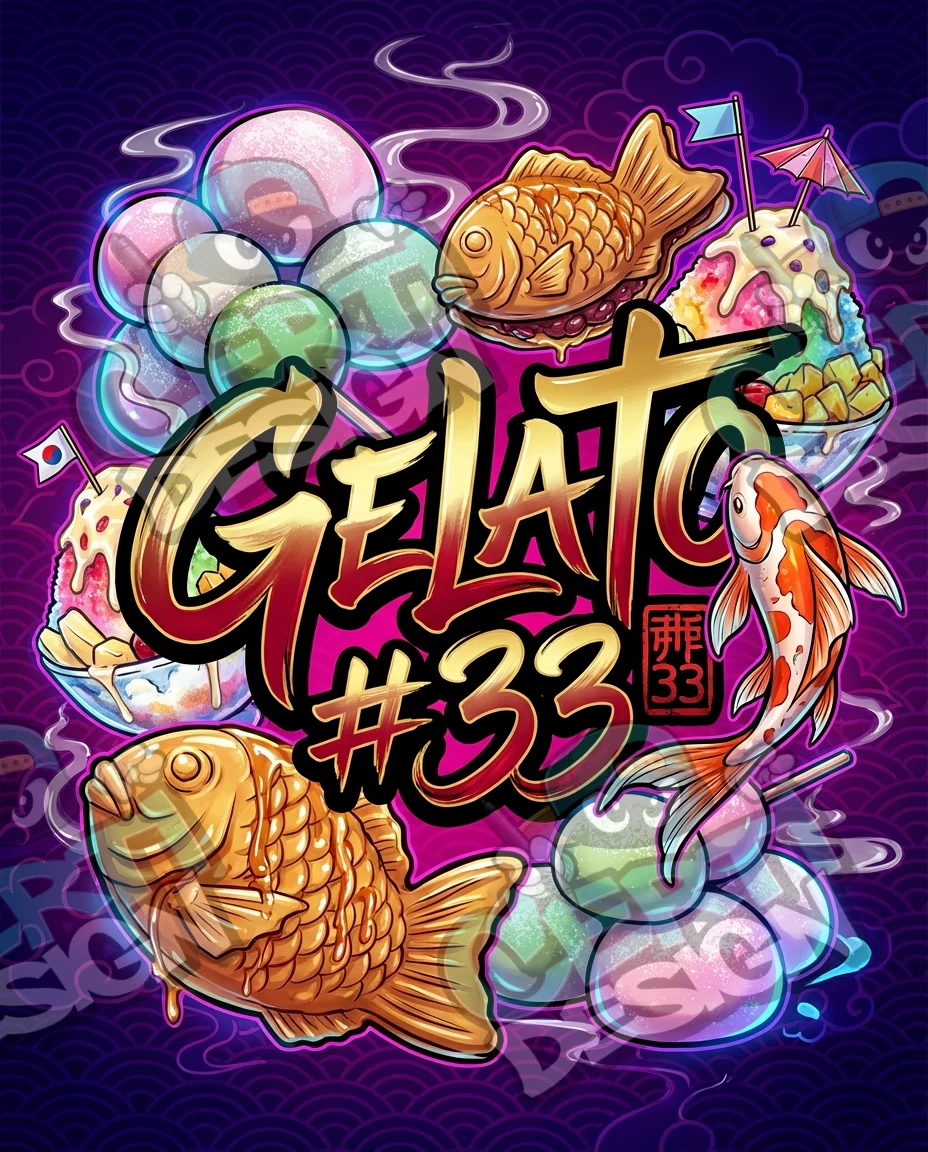 Gelato 33 05 (2) Pre-Made 3.5g Mylar Bags