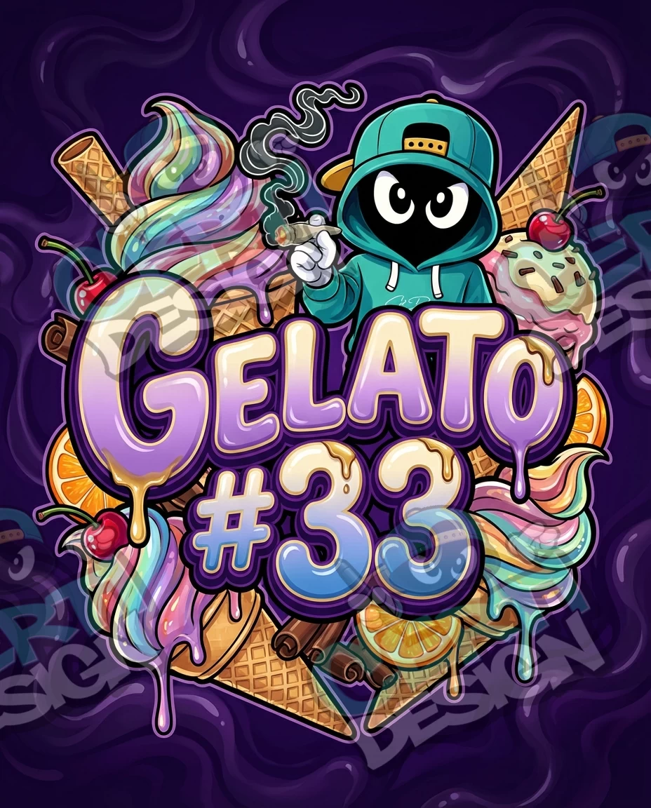 Gelato 33 Pre-Made 3.5g Mylar Bags