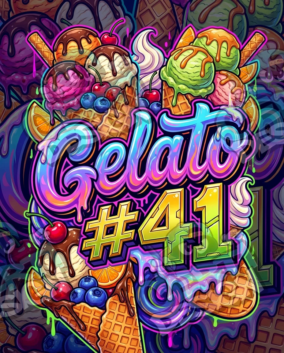 Gelato 41 Pre-Made 3.5g Mylar Bags