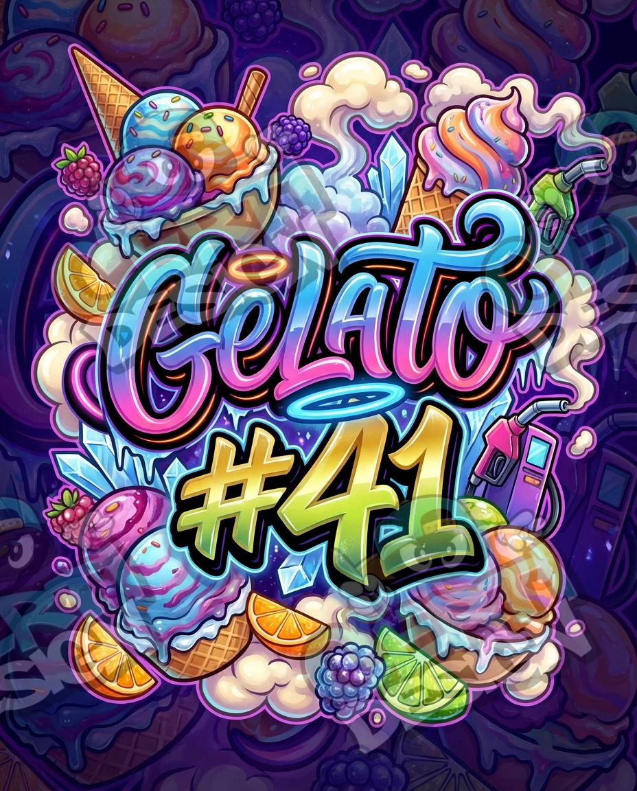 Gelato 41 Pre-Made 3.5g Mylar Bags