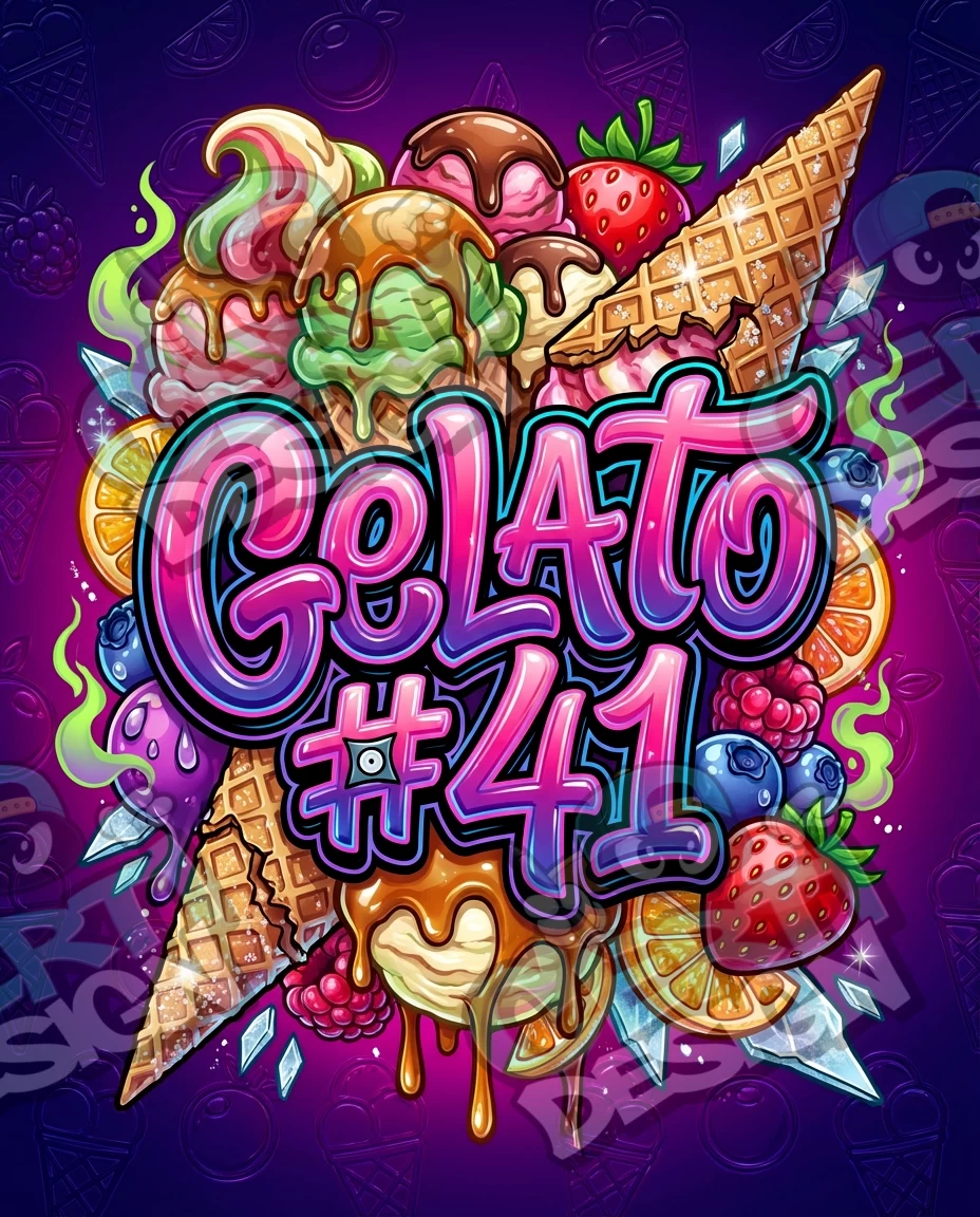 Gelato 41 Pre-Made 3.5g Mylar Bags