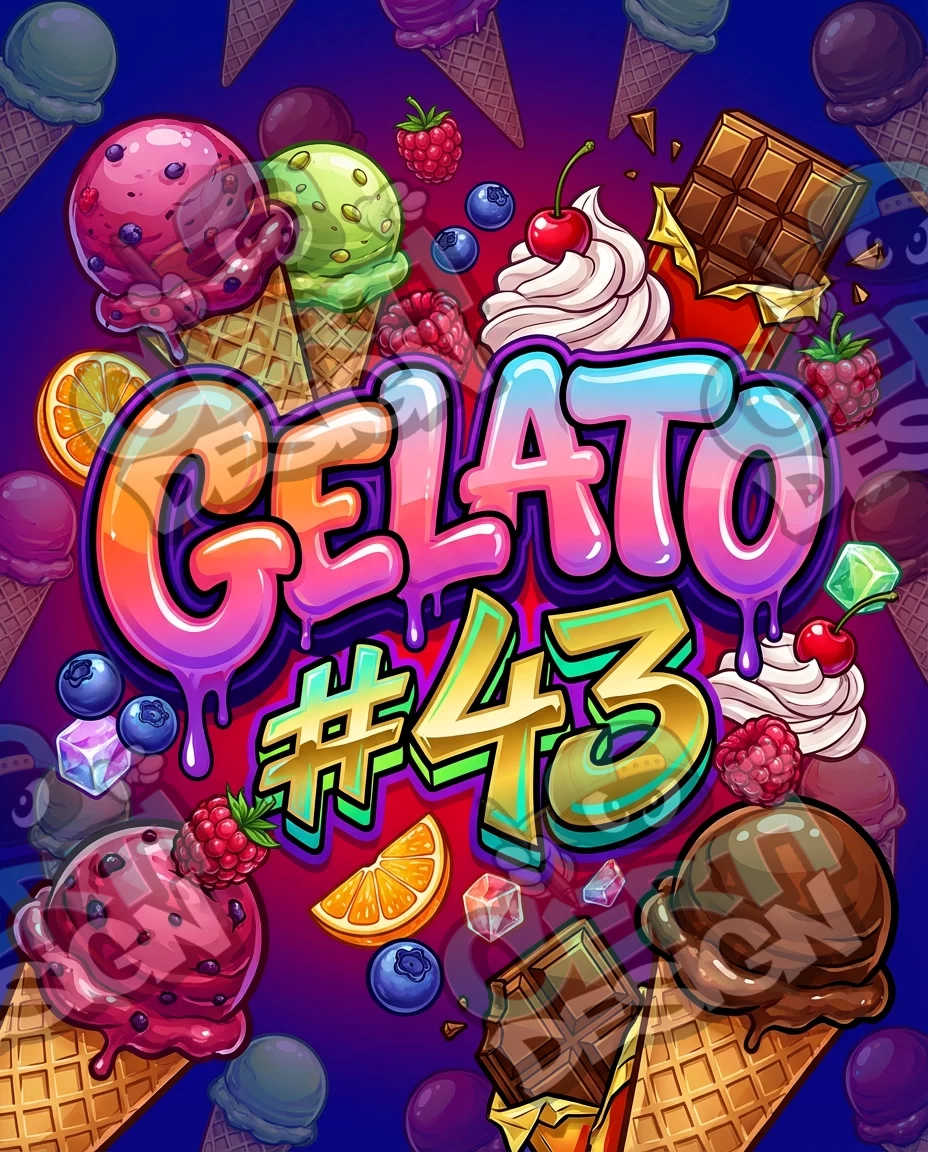 Gelato 43 Pre-Made 3.5g Mylar Bags