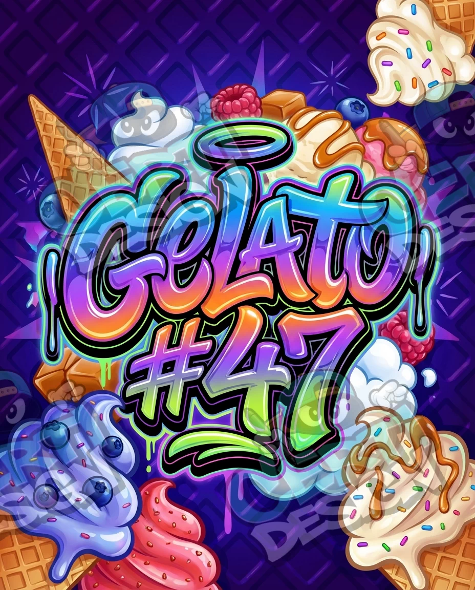 Gelato 47 Pre-Made 3.5g Mylar Bags