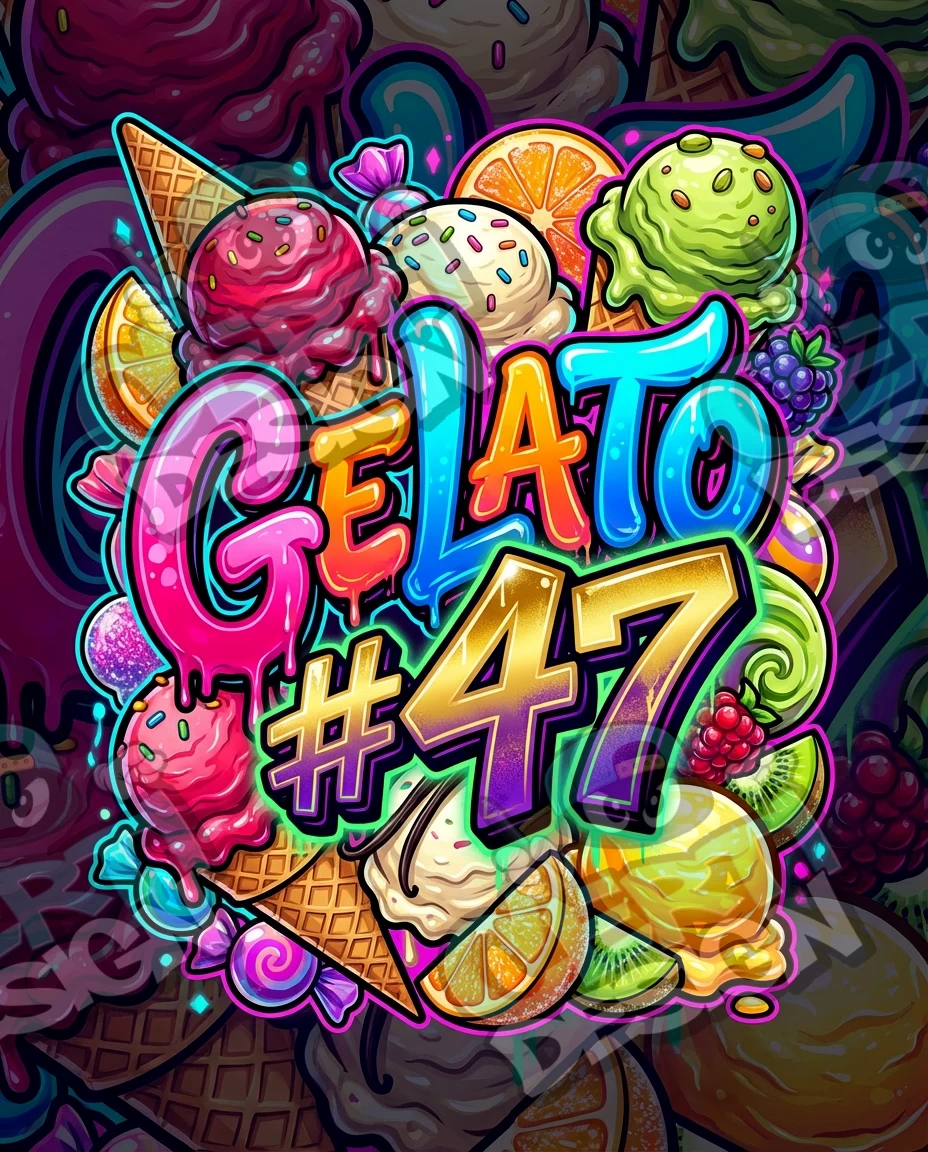 Gelato 47 Pre-Made 3.5g Mylar Bags