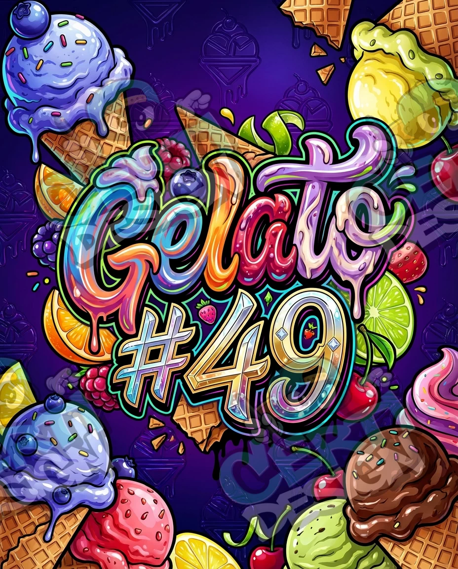 Gelato 49 Pre-Made 3.5g Mylar Bags