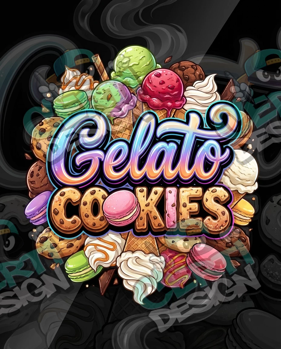 Gelato Cookies Pre-Made 3.5g Mylar Bags
