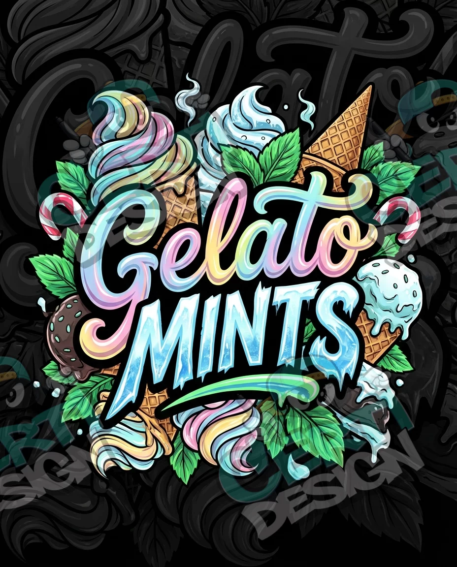 Gelato Mints Pre-Made 3.5g Mylar Bags