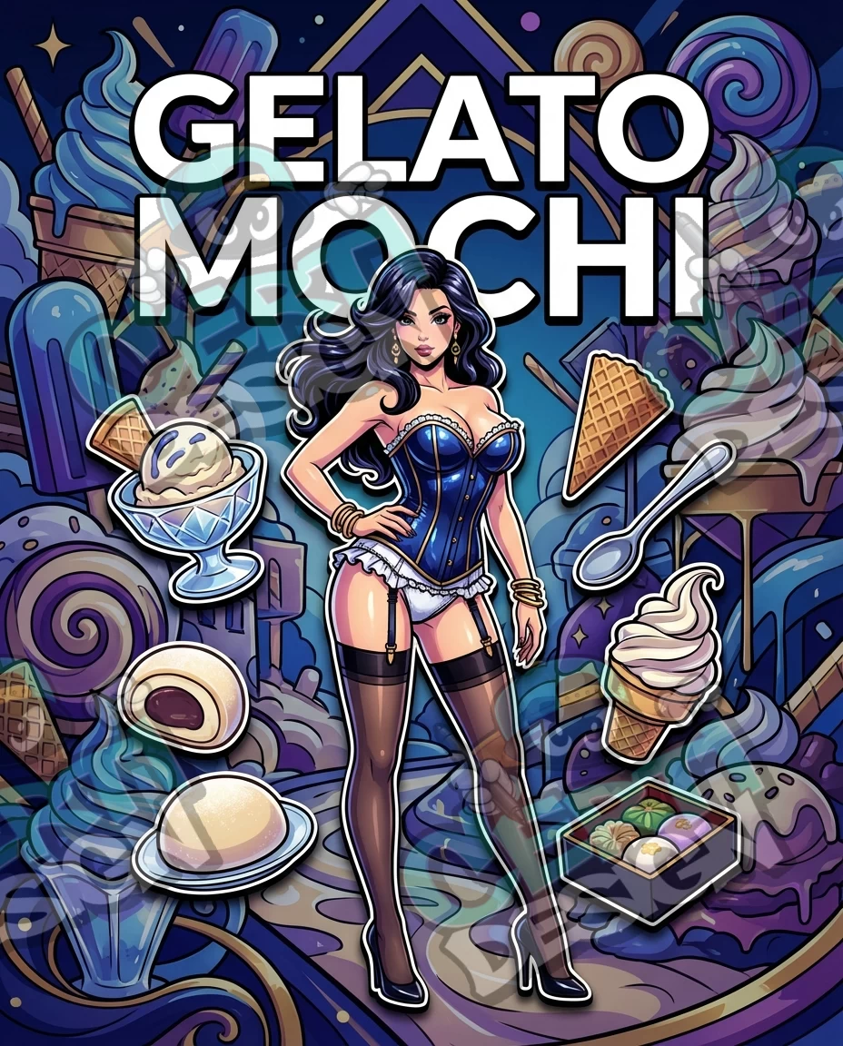 Gelato Mochi 12 Pre-Made 3.5g Mylar Bags
