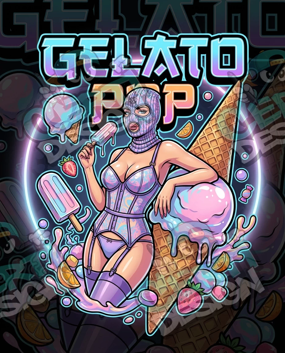 Gelato Pop Pre-Made 3.5g Mylar Bags