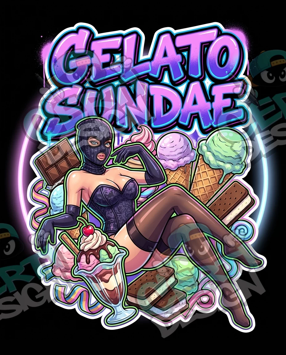 Gelato Sundae Pre-Made 3.5g Mylar Bags