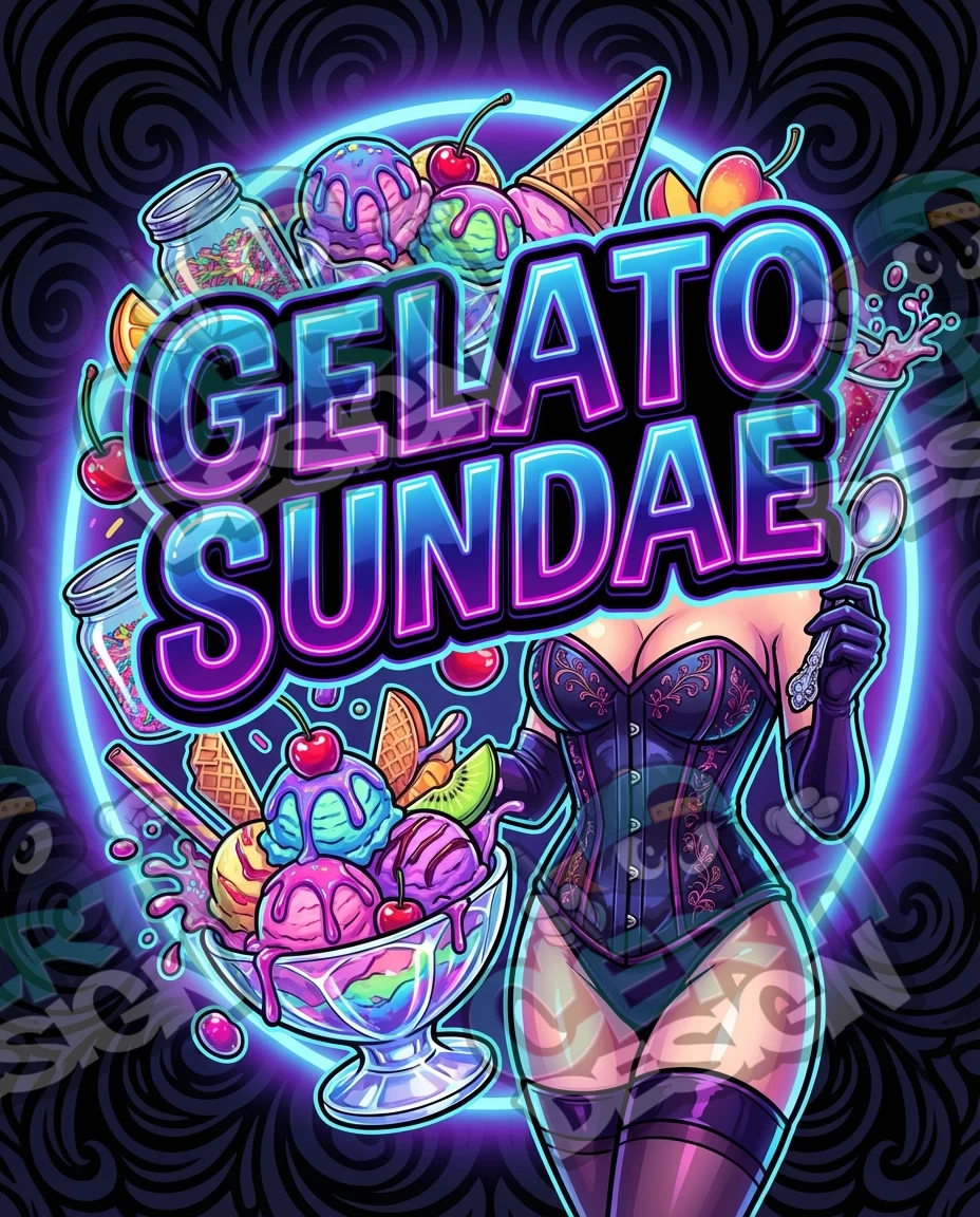 Gelato Sundae Pre-Made 3.5g Mylar Bags